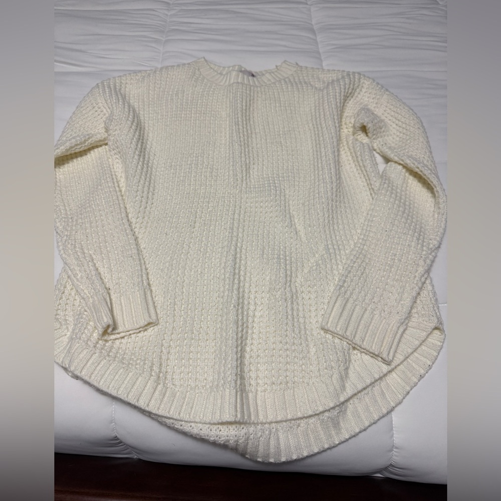 SO cream white sweater womens size M NWOT